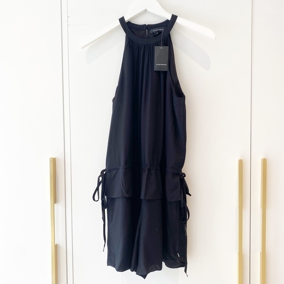 𝅺BNWT Club Monaco Halter Cotton Romper - Picture 15 of 16